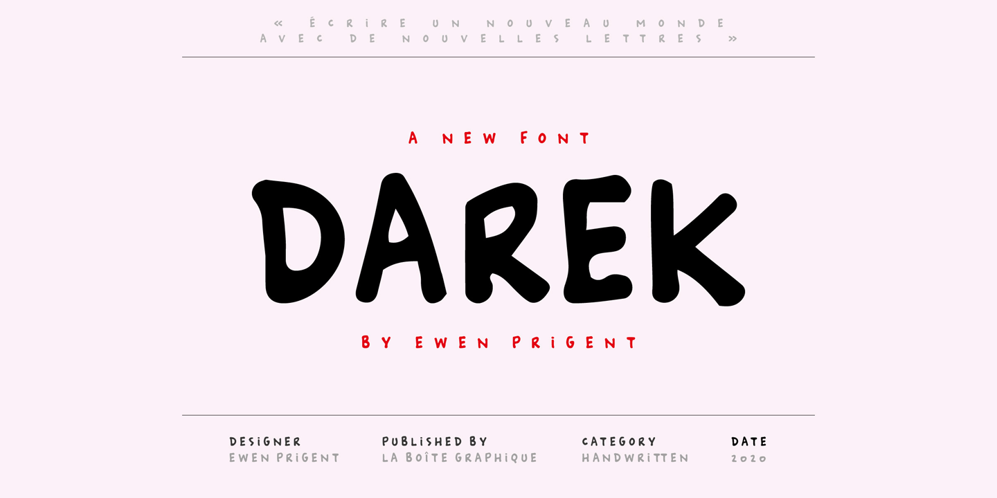Darek Regular Font preview